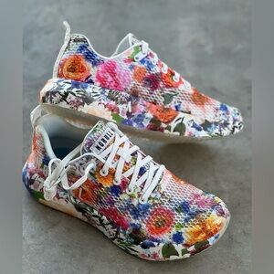 Nobull Drive Mesh Take Your Flowers Floral Multicolor Sneaker Runner 10W/8.5M
